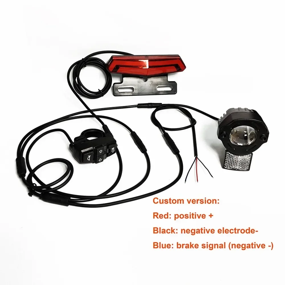 Bike Light Front Rear - Soverup Bicicletta Elettrica Faro Fanale posteriore