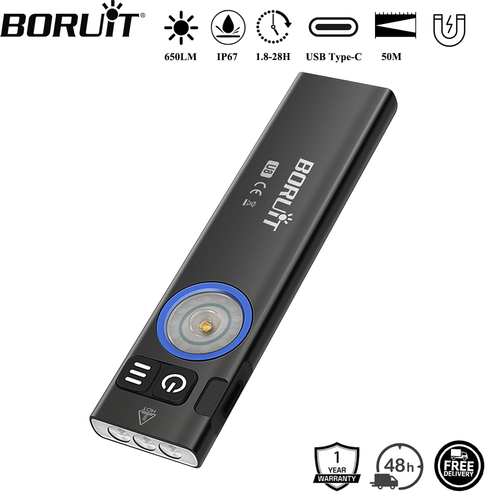 Cycling To Work - BORUiT U8 650LM EDC Torcia LED
