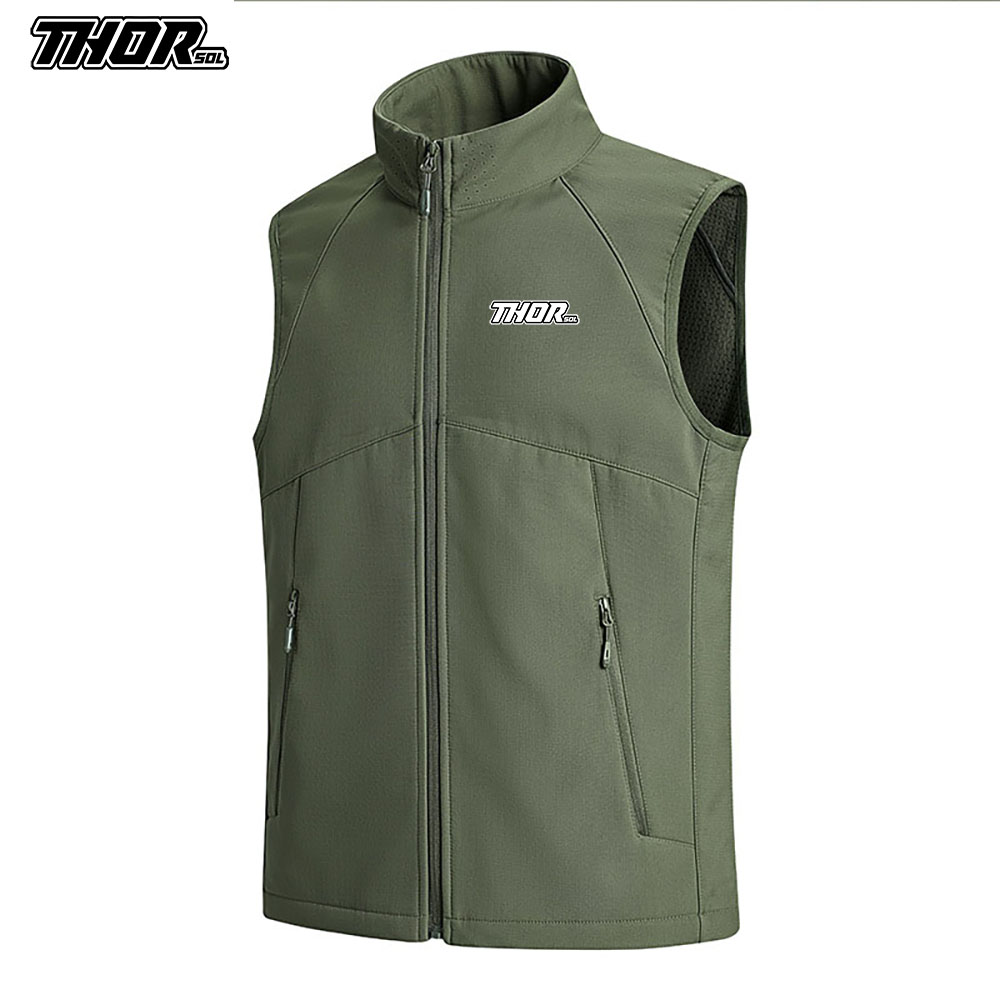 Cycling Commuter Jacket - THORSOL Gilet Invernale da Ciclismo Antivento