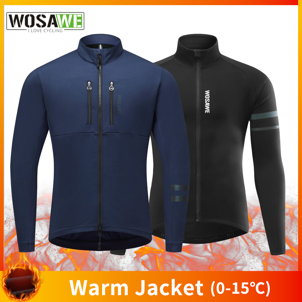 Cycling Commuter Jacket - WOSAWE Giacca da ciclismo Cappotto invernale