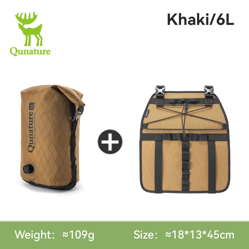 Cycling Journey - Borsa da Bikepacking Qunature 6/12L, Completamente