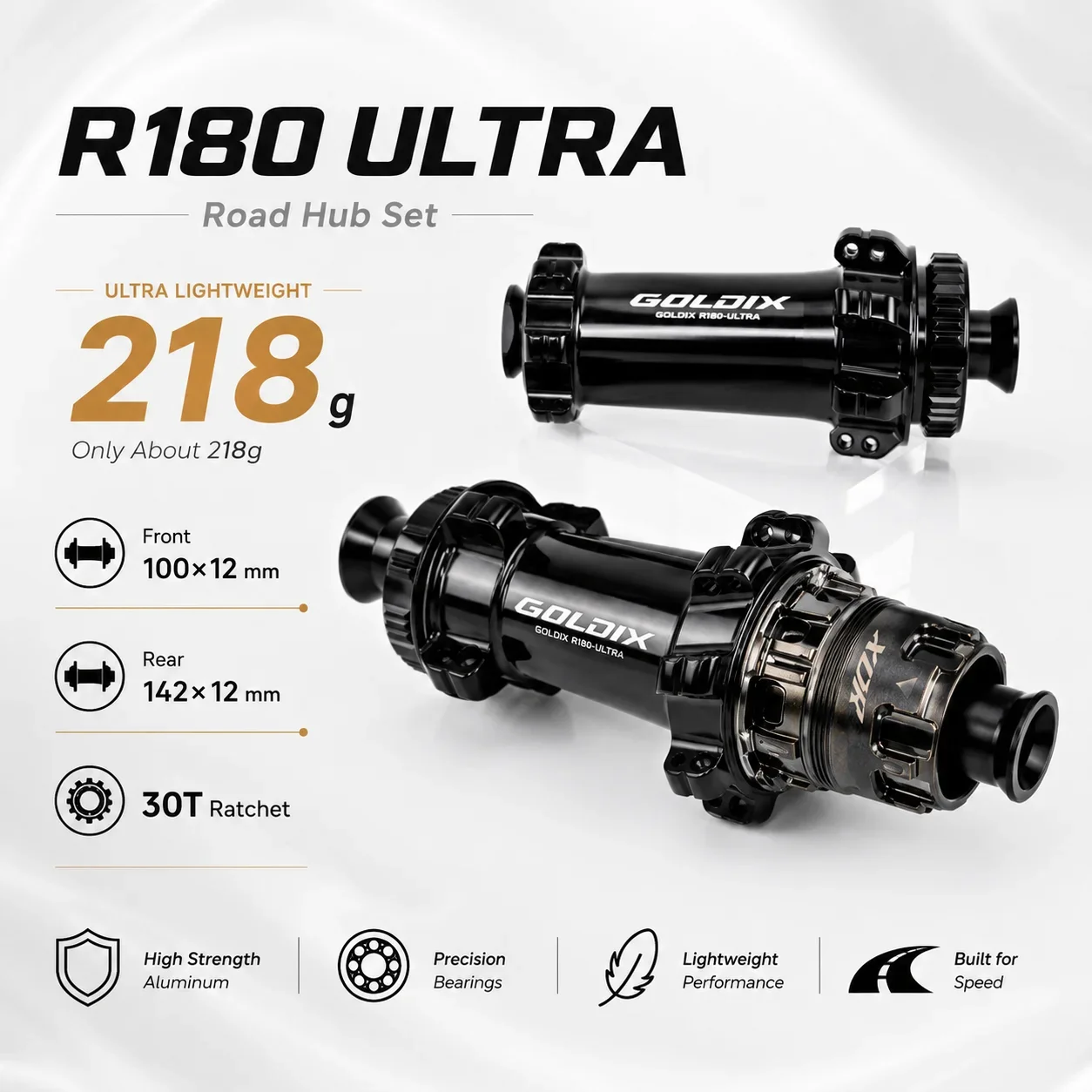 Mozzo Bici da Strada GOLDIX R1 - Bike Light Front Rear recensione e prezzo