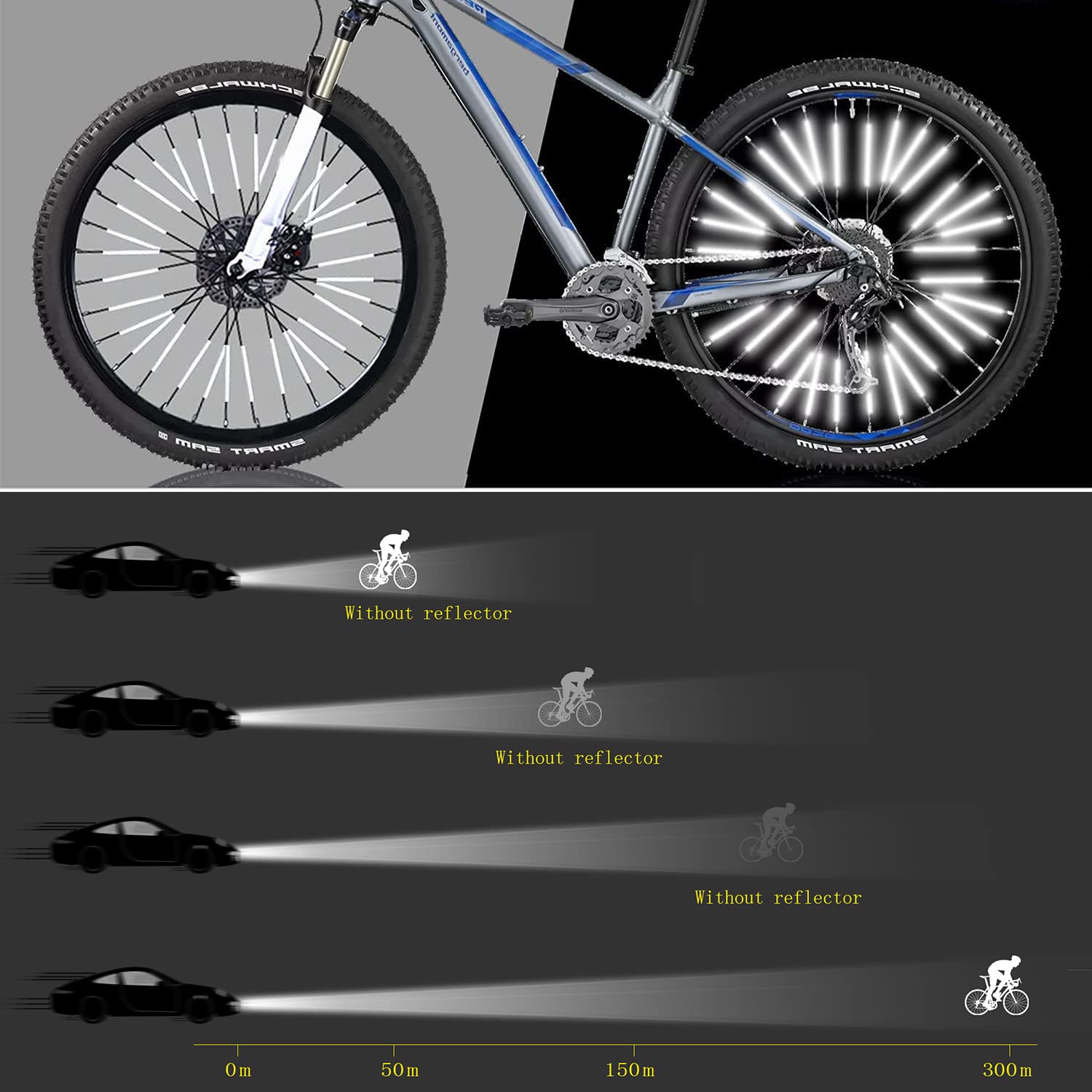 36 Pezzi Riflettori per Raggi  - Spoke Reflector Set recensione e prezzo